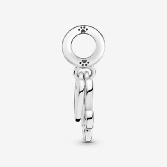 Pandora Hearts & Paw Print Dangle Charm - Picture 4 of 5